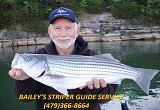 Striper fishing guide service